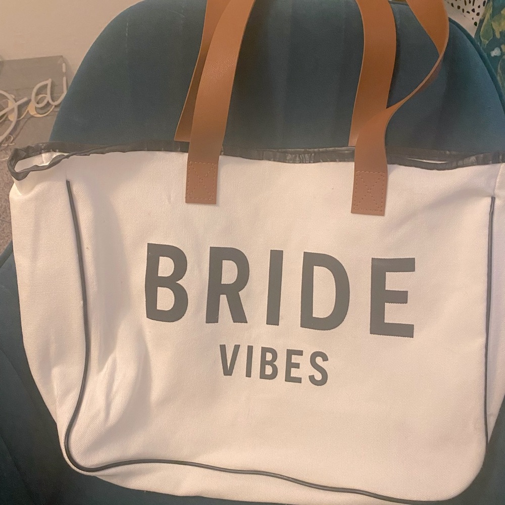 Bride canvas bag